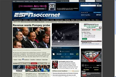 With this, Cricinfo joins a stable of top-drawer sports websites including ESPN. . Espn soccernetcom